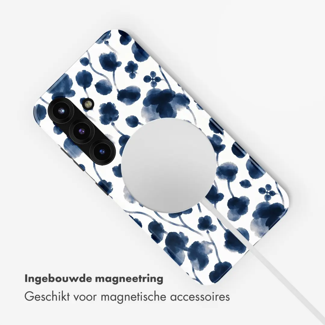 Selencia Vivid Hoesje Galaxy S25 - Midnight Blossom - afbeelding 6 van 6