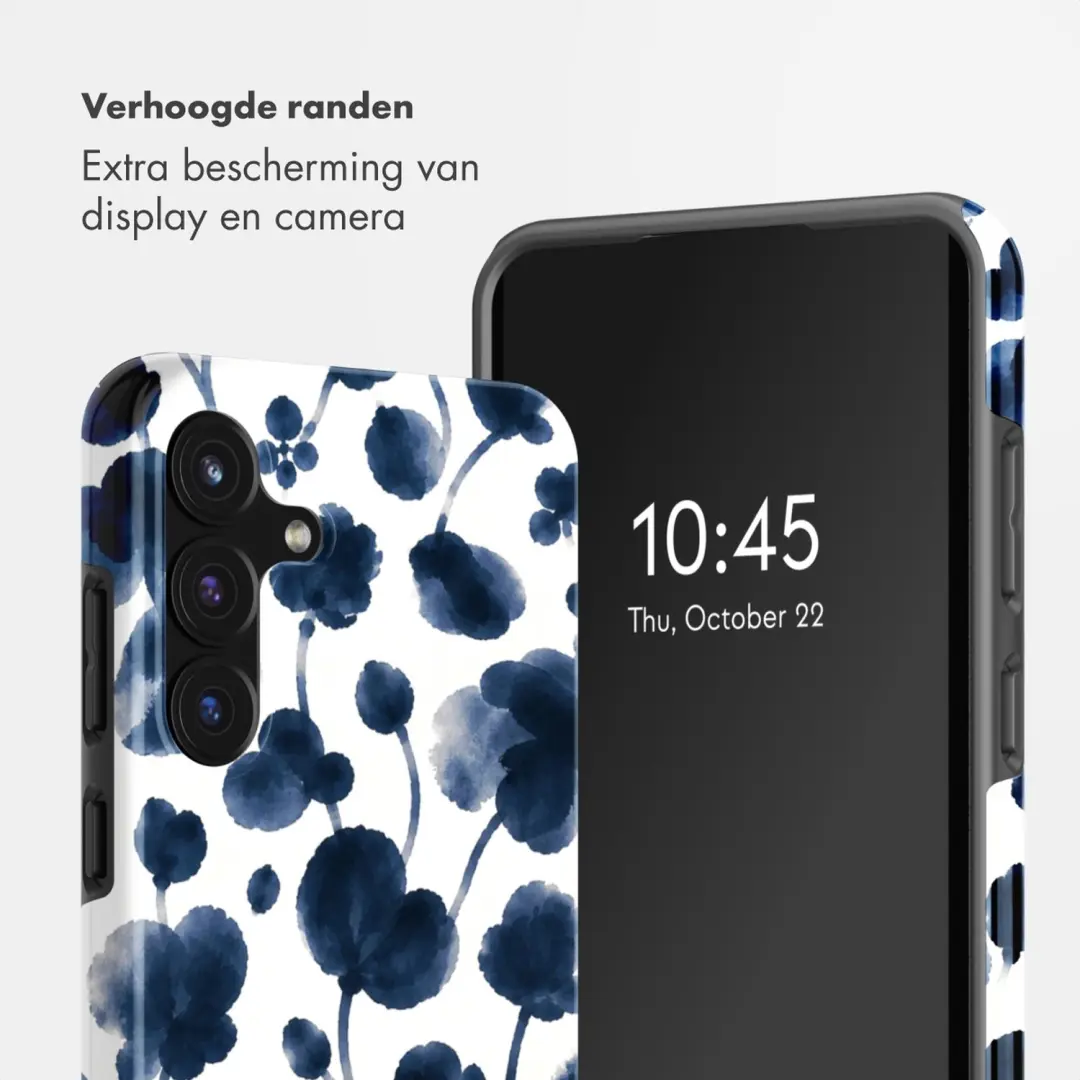 Selencia Vivid Backcover Samsung Galaxy S25 FE - Midnight Blossom - afbeelding 4 van 6