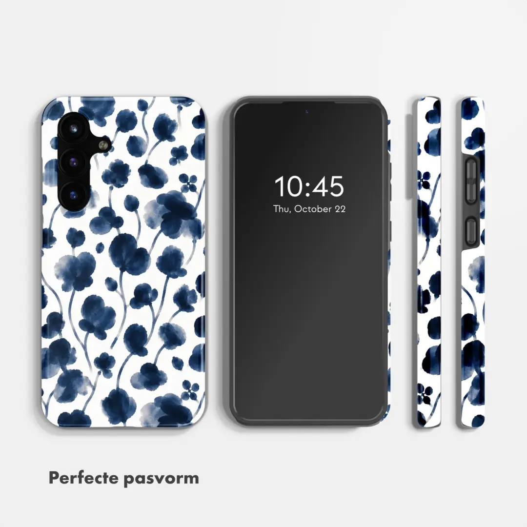 Selencia Vivid Backcover Samsung Galaxy S25 FE - Midnight Blossom - afbeelding 5 van 6