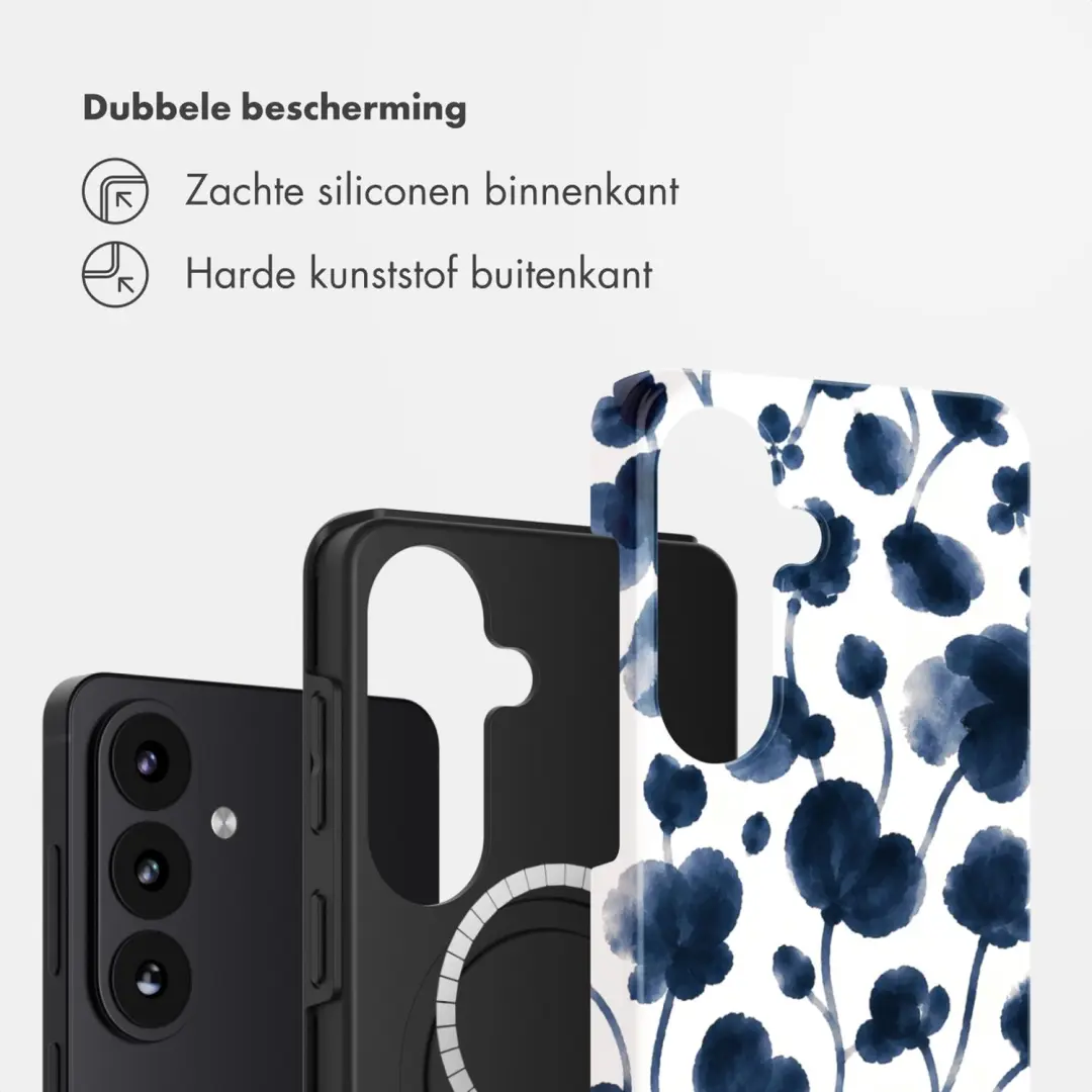 Selencia Vivid Backcover Samsung Galaxy S26 - Midnight Blossom - afbeelding 2 van 6