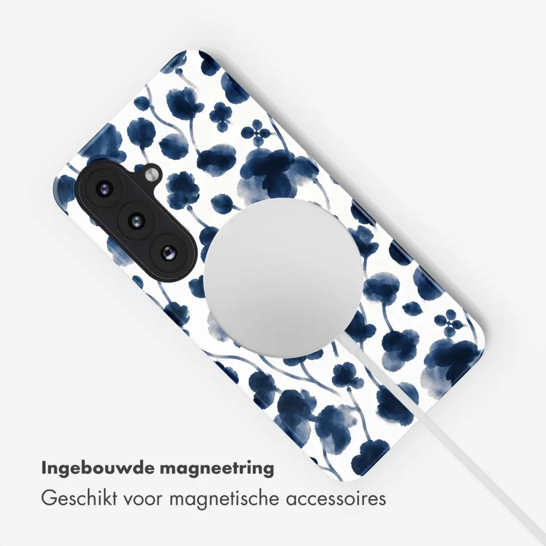 Selencia Vivid Backcover Samsung Galaxy S26 - Midnight Blossom - afbeelding 5 van 6