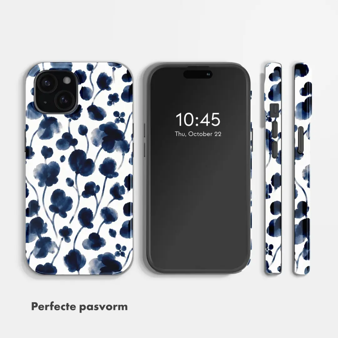 Selencia Vivid Backcover iPhone 15 MagSafe - Midnight Blossom - afbeelding 5 van 6