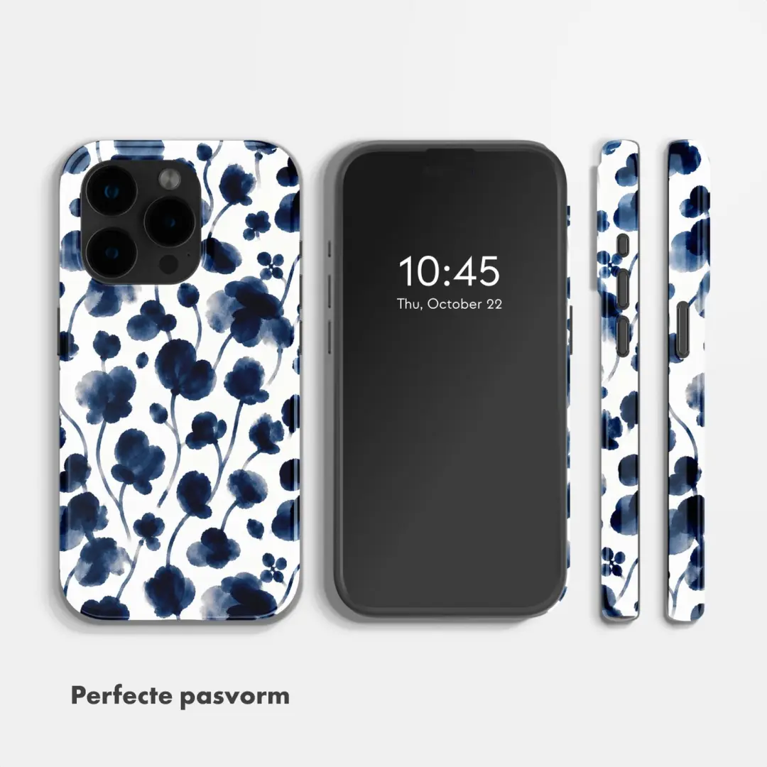 Selencia Vivid Backcover iPhone 15 Pro MagSafe - Midnight Blossom - afbeelding 6 van 6