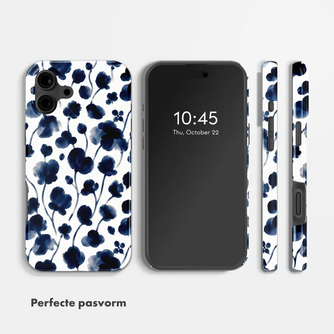 Selencia Vivid Backcover iPhone 16 MagSafe - Midnight Blossom - afbeelding 6 van 6