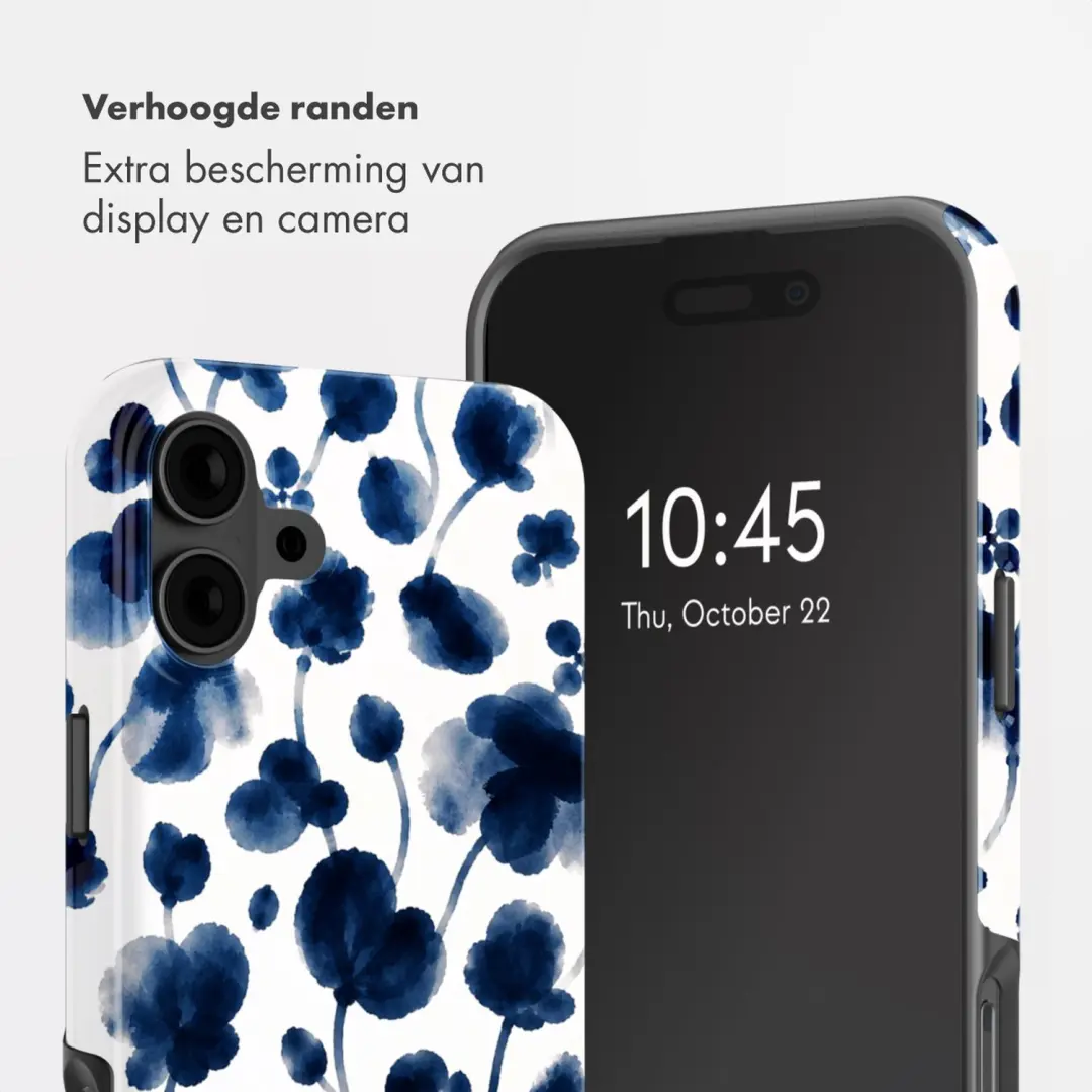 Selencia Vivid Backcover iPhone 16 MagSafe - Midnight Blossom - afbeelding 4 van 6
