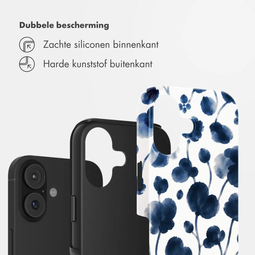 Selencia Vivid Hoesje iPhone 17 - Midnight Blossom - afbeelding 2 van 6