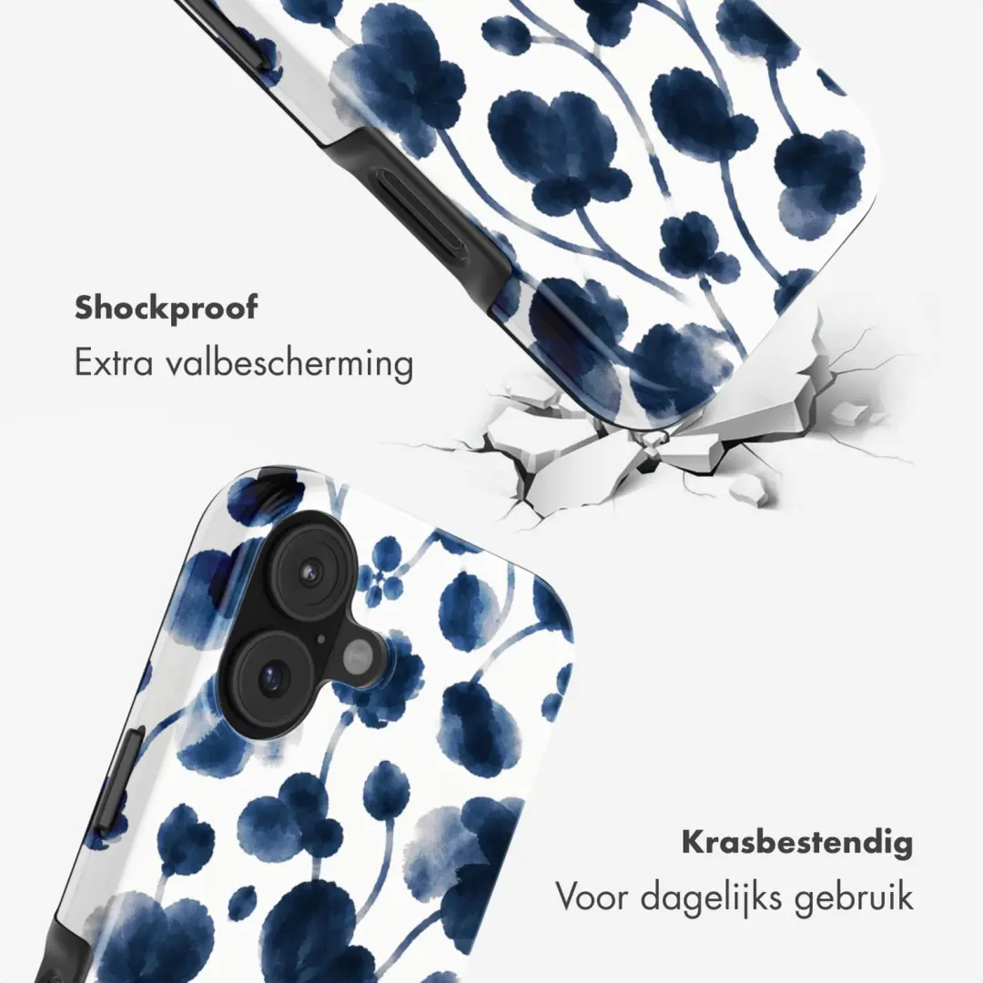 Selencia Vivid Hoesje iPhone 17 - Midnight Blossom - afbeelding 3 van 6