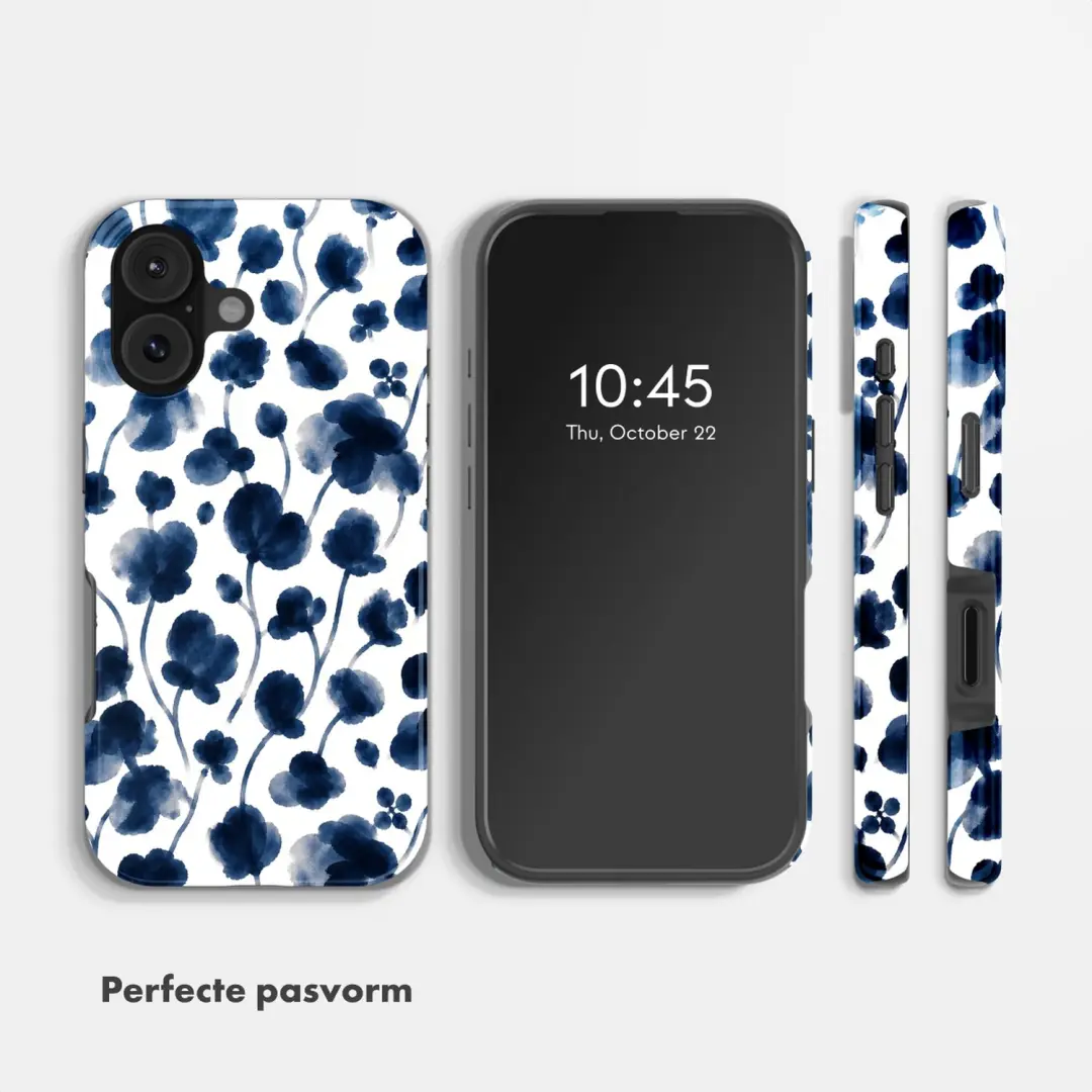 Selencia Vivid Hoesje iPhone 17 MagSafe - Midnight Blossom - afbeelding 5 van 6