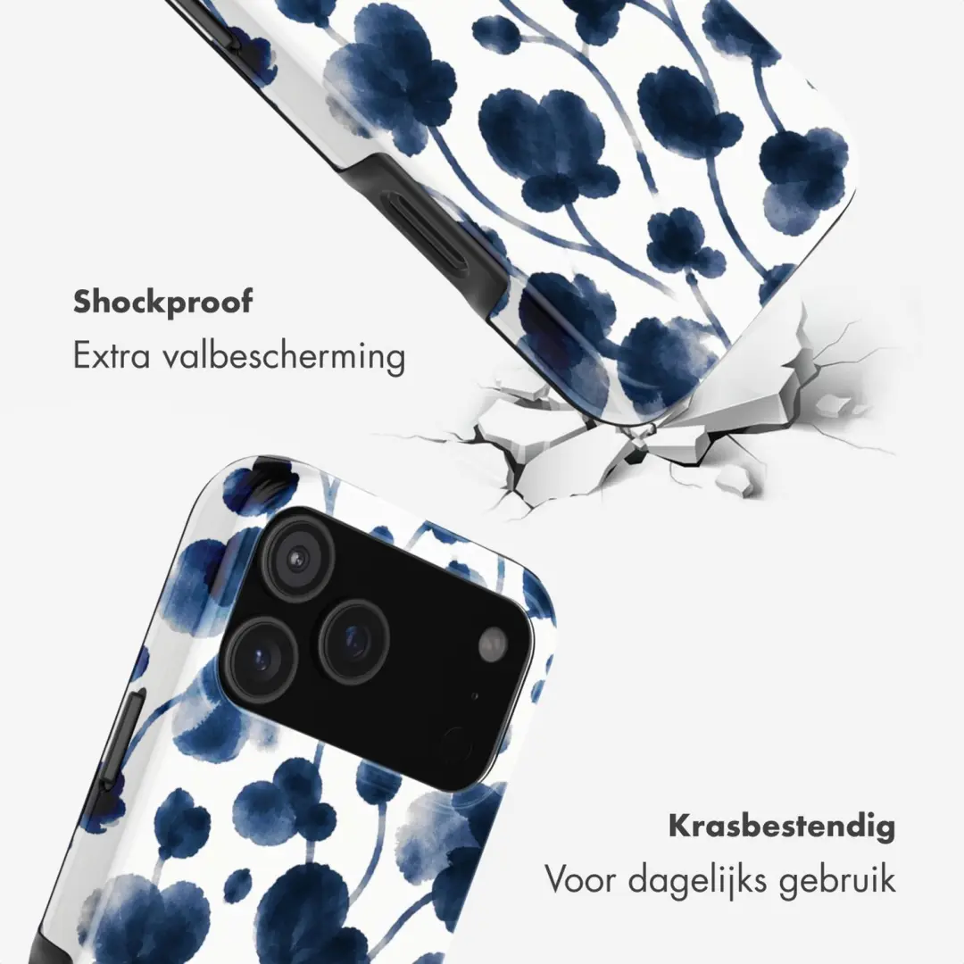 Selencia Vivid Hoesje met MagSafe - Midnight Blossom - afbeelding 3 van 6