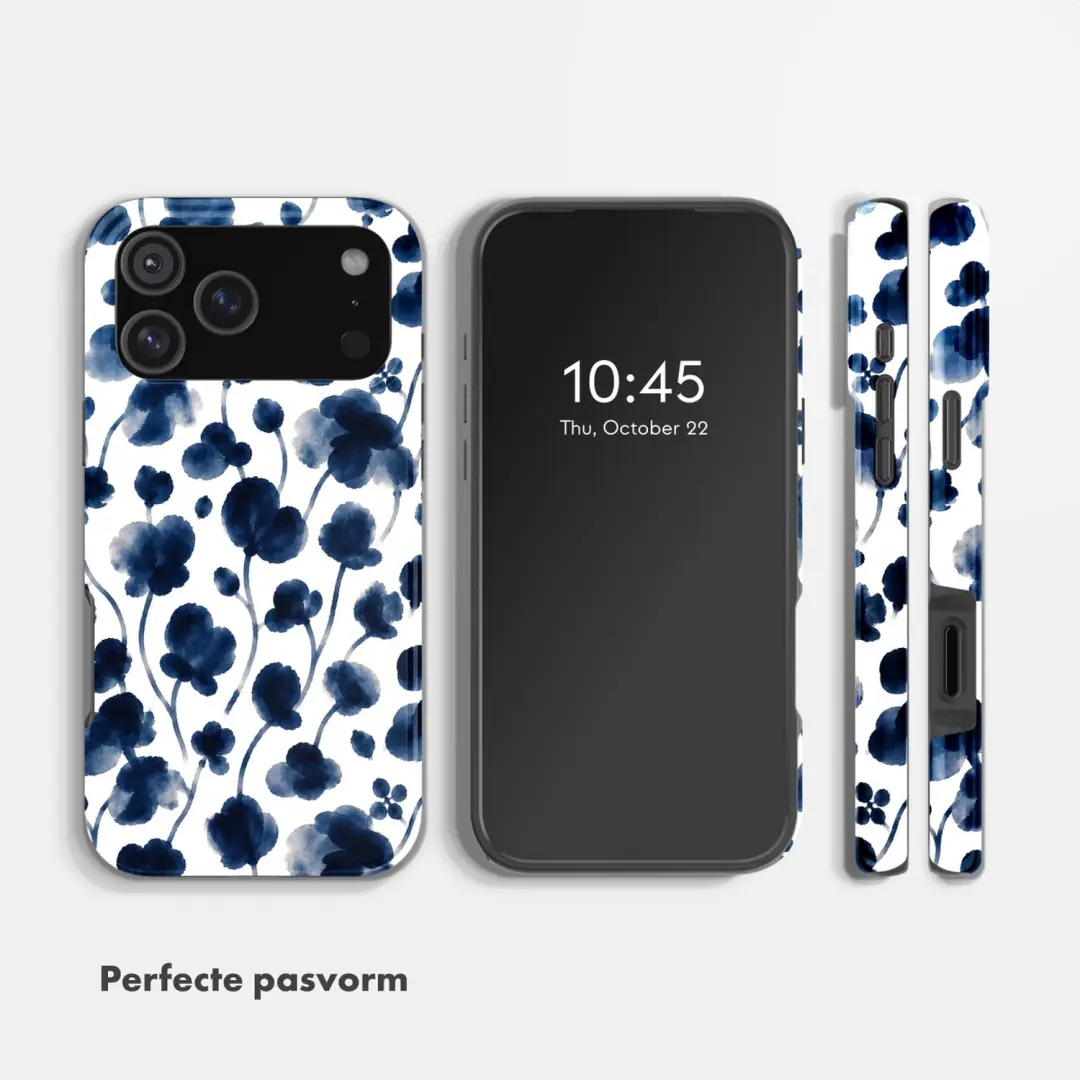 Selencia Vivid Hoesje met MagSafe - Midnight Blossom - afbeelding 5 van 6