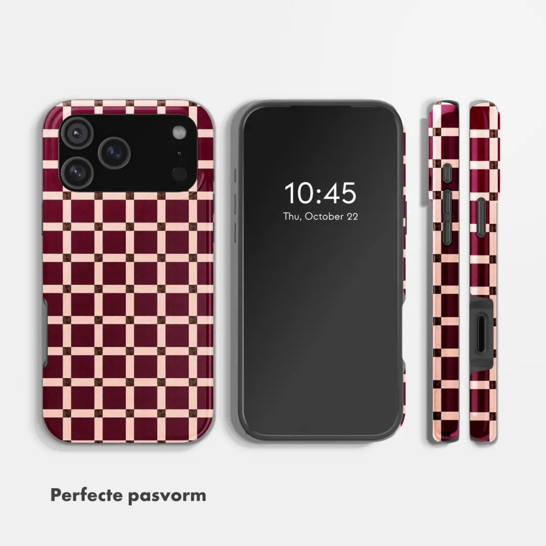 Selencia Vivid Hoesje iPhone 17/18 Pro Max - Burgundy - afbeelding 6 van 6