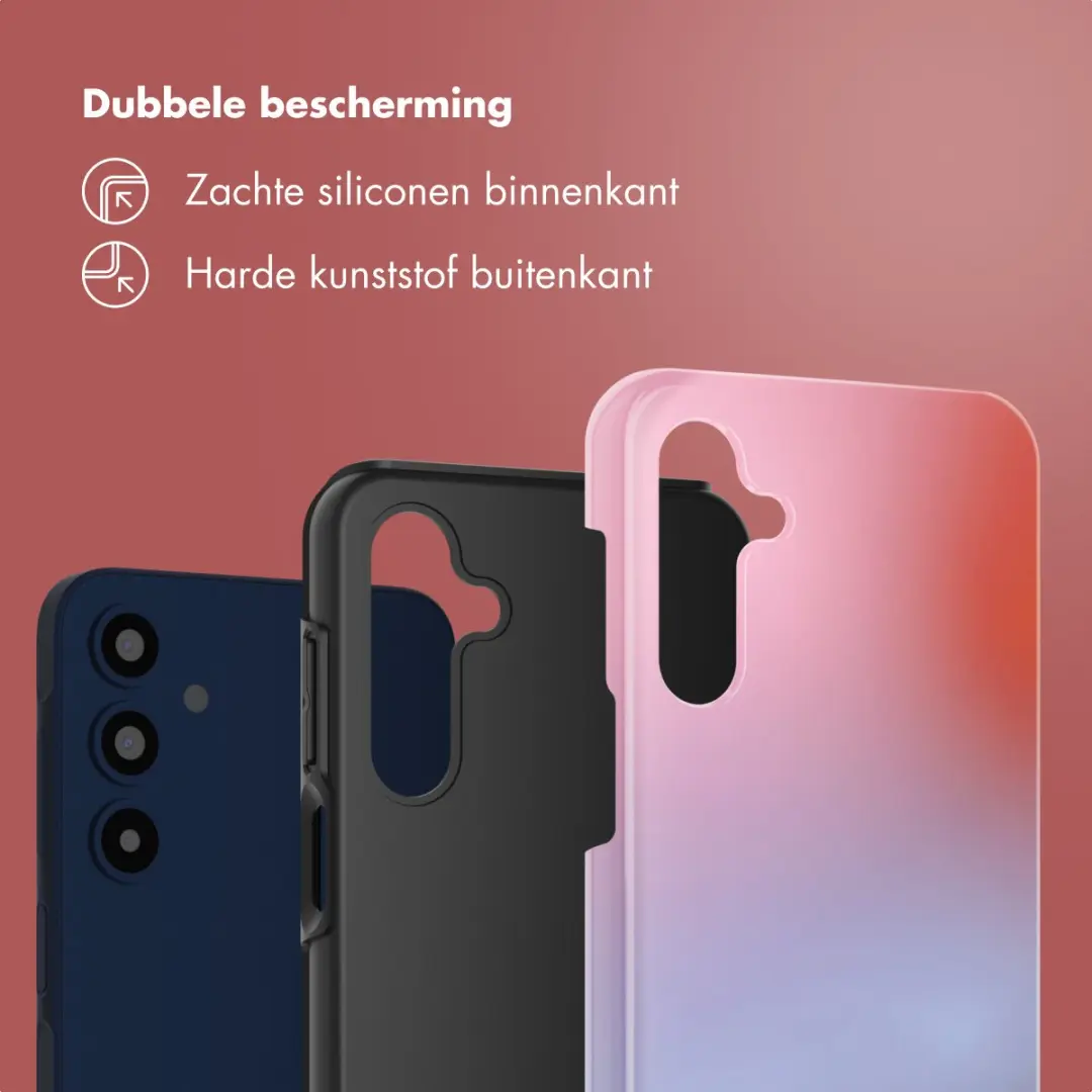 Selencia Vivid Hoesje Galaxy A16 - Gradient Soft Blush - afbeelding 3 van 6