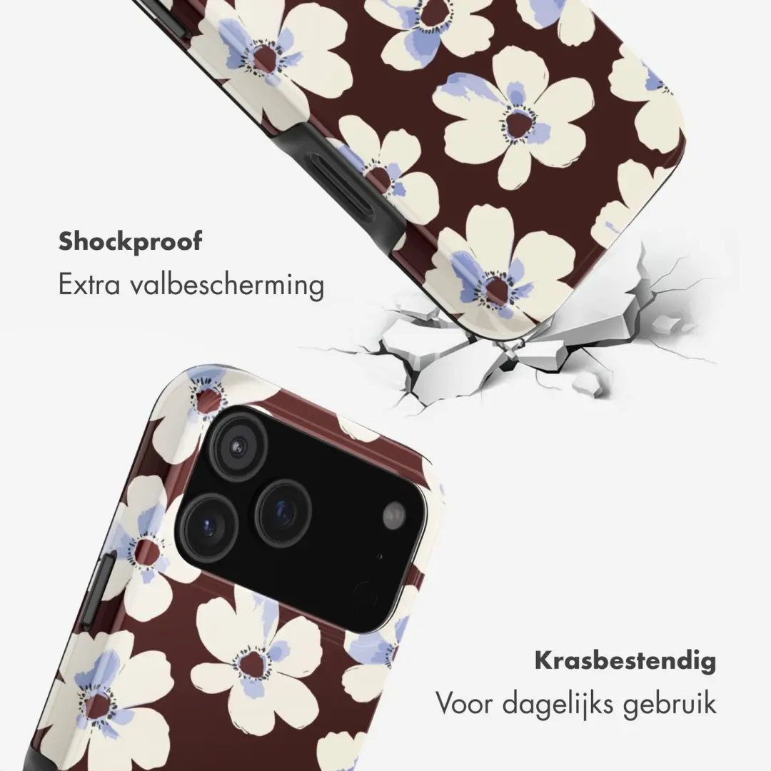 Selencia Vivid Hoesje iPhone 17 Pro - Choco Flower Pop - afbeelding 5 van 6