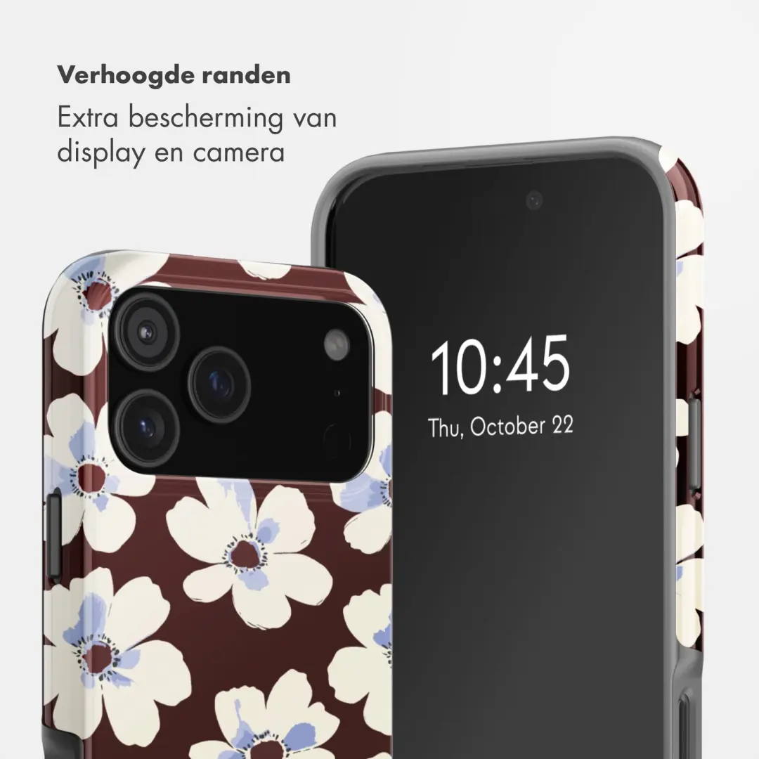 Selencia Vivid Hoesje iPhone 17 Pro - Choco Flower Pop - afbeelding 4 van 6
