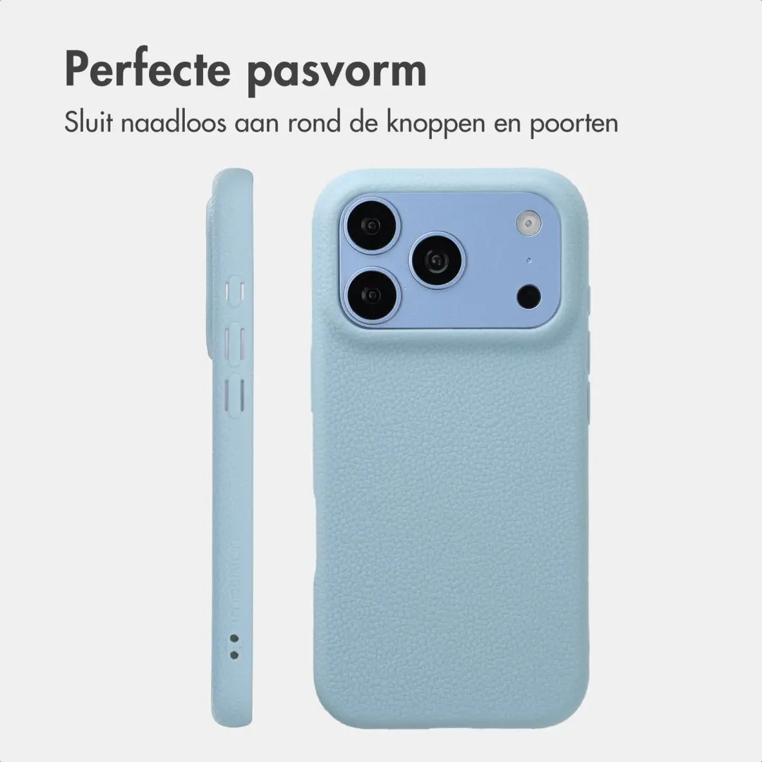 imoshion Texture Backcover iPhone 18 Pro Max / 17 Pro Max - Lichtblauw - afbeelding 6 van 6