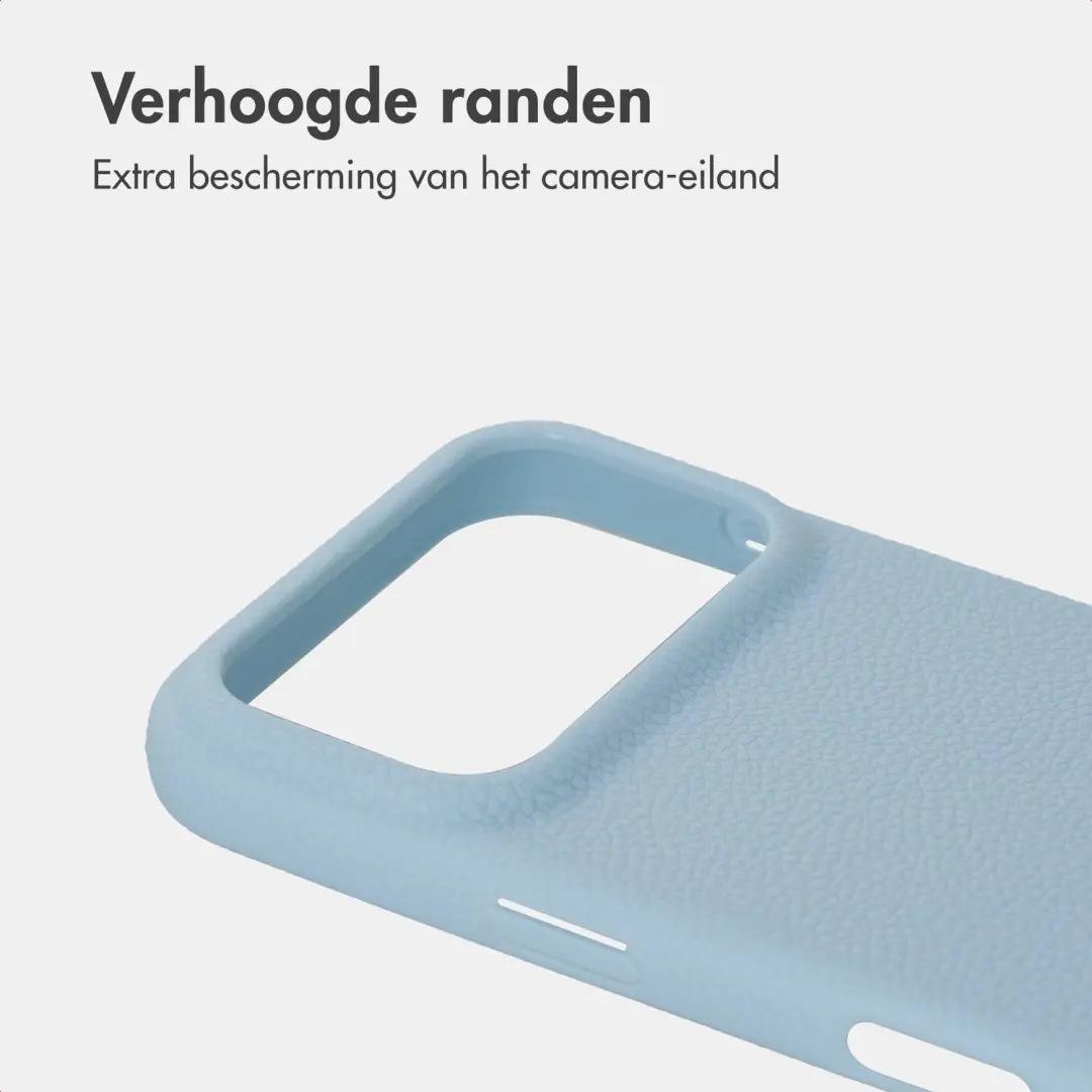 imoshion Texture Backcover iPhone 18 Pro Max / 17 Pro Max - Lichtblauw - afbeelding 4 van 6