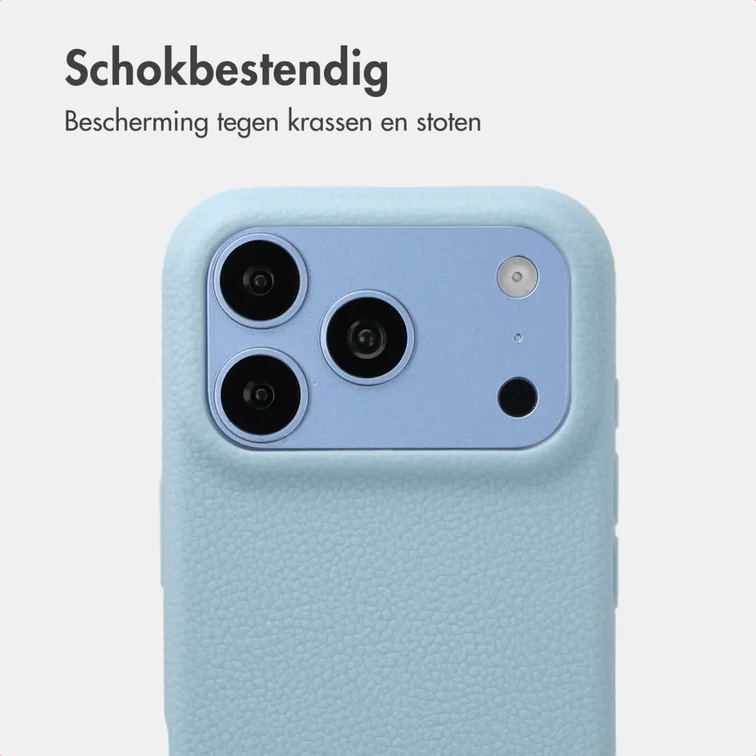 imoshion Texture Backcover iPhone 18 Pro Max / 17 Pro Max - Lichtblauw - afbeelding 3 van 6