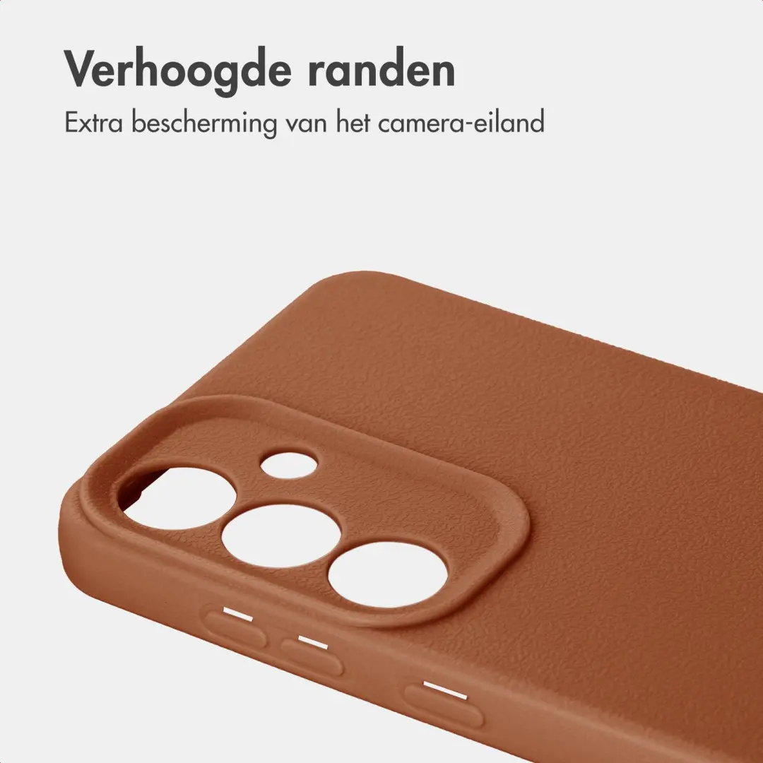 imoshion Texture Backcover Samsung Galaxy S25 Hoesje - Bruin - afbeelding 5 van 6