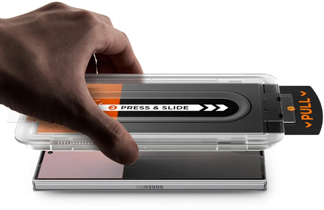 Spigen Glas.tR EZ-FIT Pro AGL12075 Privacy Screenprotector - Samsung Galaxy Z Fold7/Z Fold8 Ultra - 2 stuks - afbeelding 3 van 6