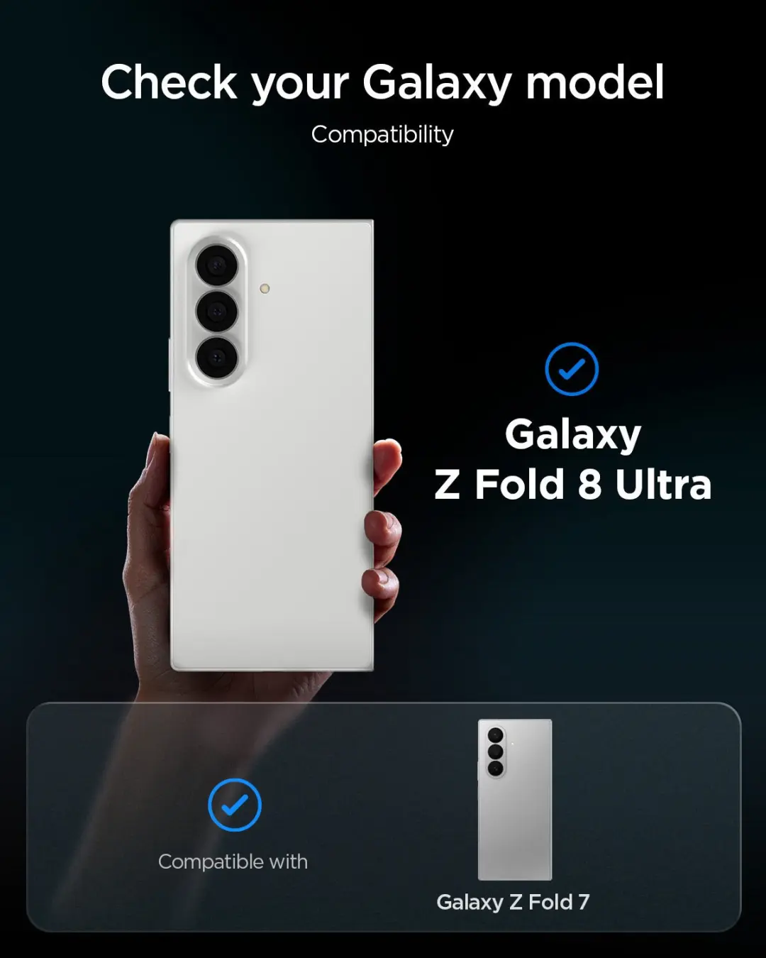 Spigen Glas.tR EZ-FIT Pro AGL12075 Privacy Screenprotector - Samsung Galaxy Z Fold7/Z Fold8 Ultra - 2 stuks - afbeelding 5 van 6