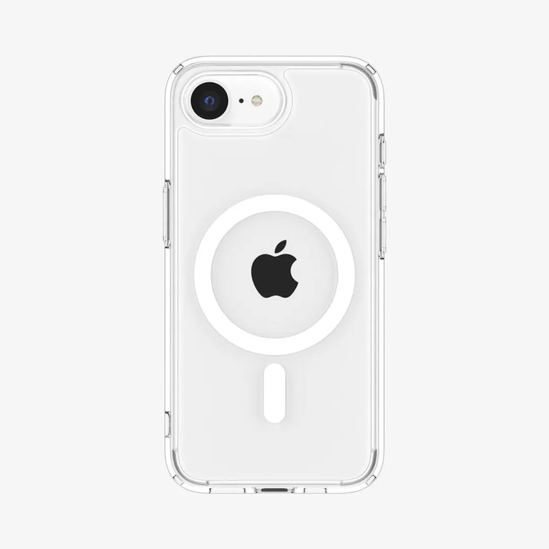 Spigen Crystal Hybrid MagSafe Hoesje iPhone 16e - Transparant Wit - afbeelding 5 van 6