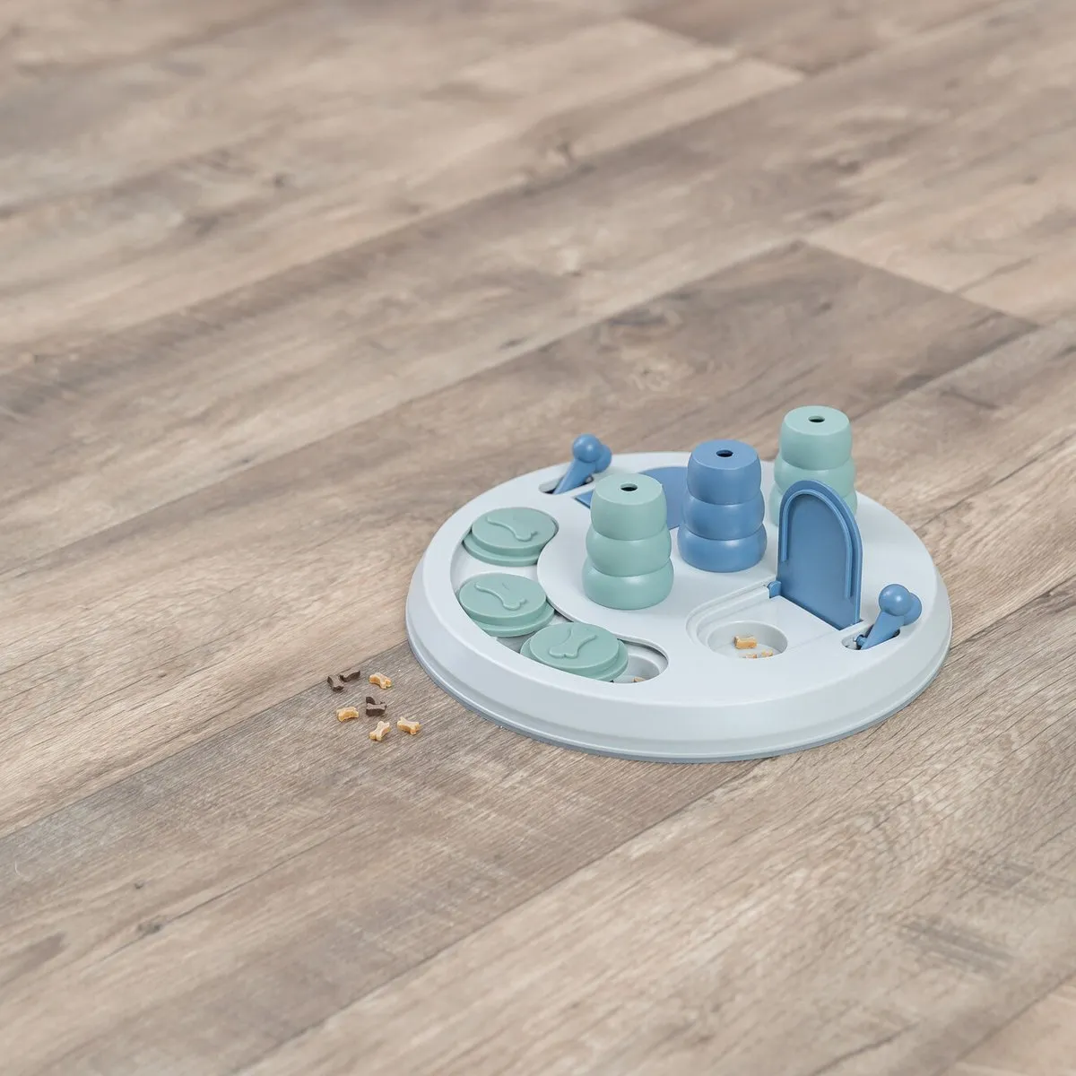 Trixie Honden Bordspel Flip Bord - 28 cm - Wit/Blauw - afbeelding 6 van 6