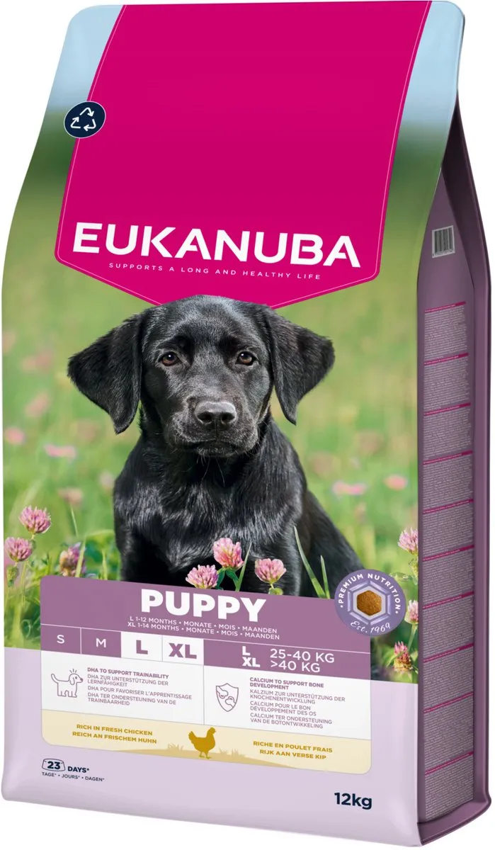 Eukanuba Puppy Large Breed Kip Hondenbrokken 12kg