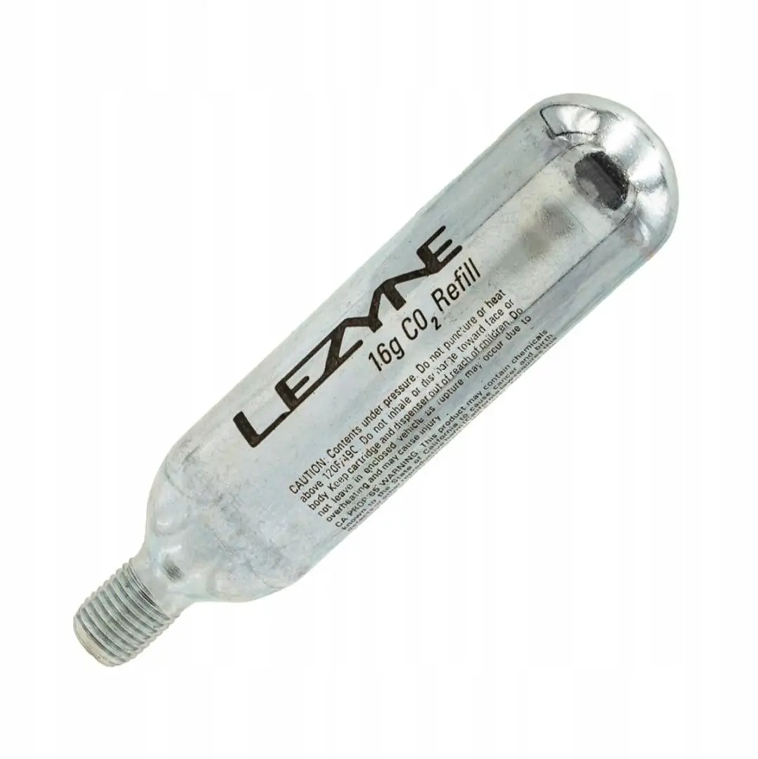Lezyne CO2 patroon, 16g, schroefdraad