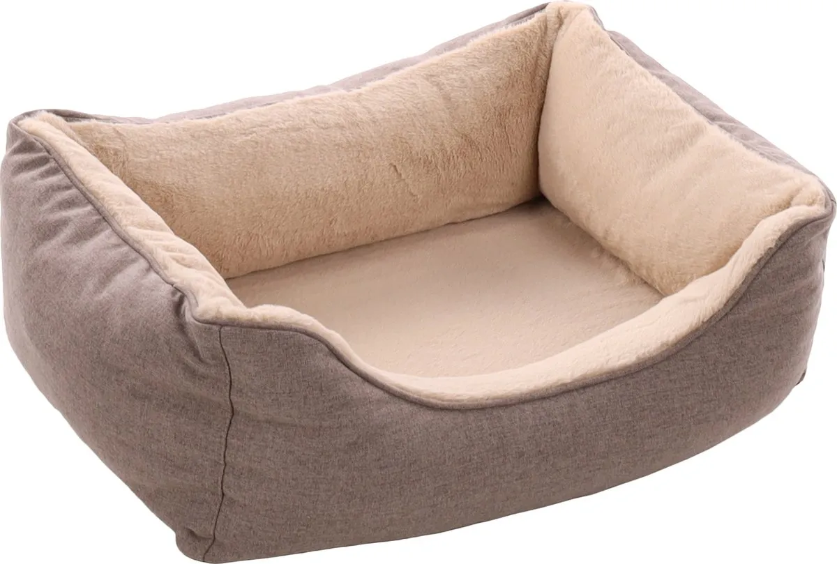 Flamingo Esmo Mand Honden Rechthoekig Beige 65x50x20cm