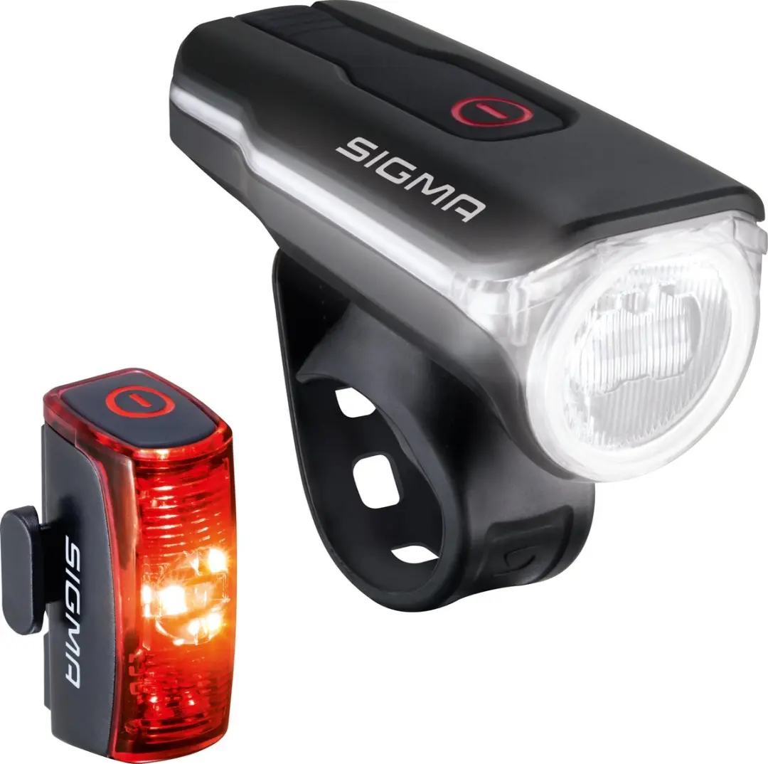 Sigma Aura 60 USB Fietsverlichting Set - 60 Lux + Infinity - afbeelding 2 van 6
