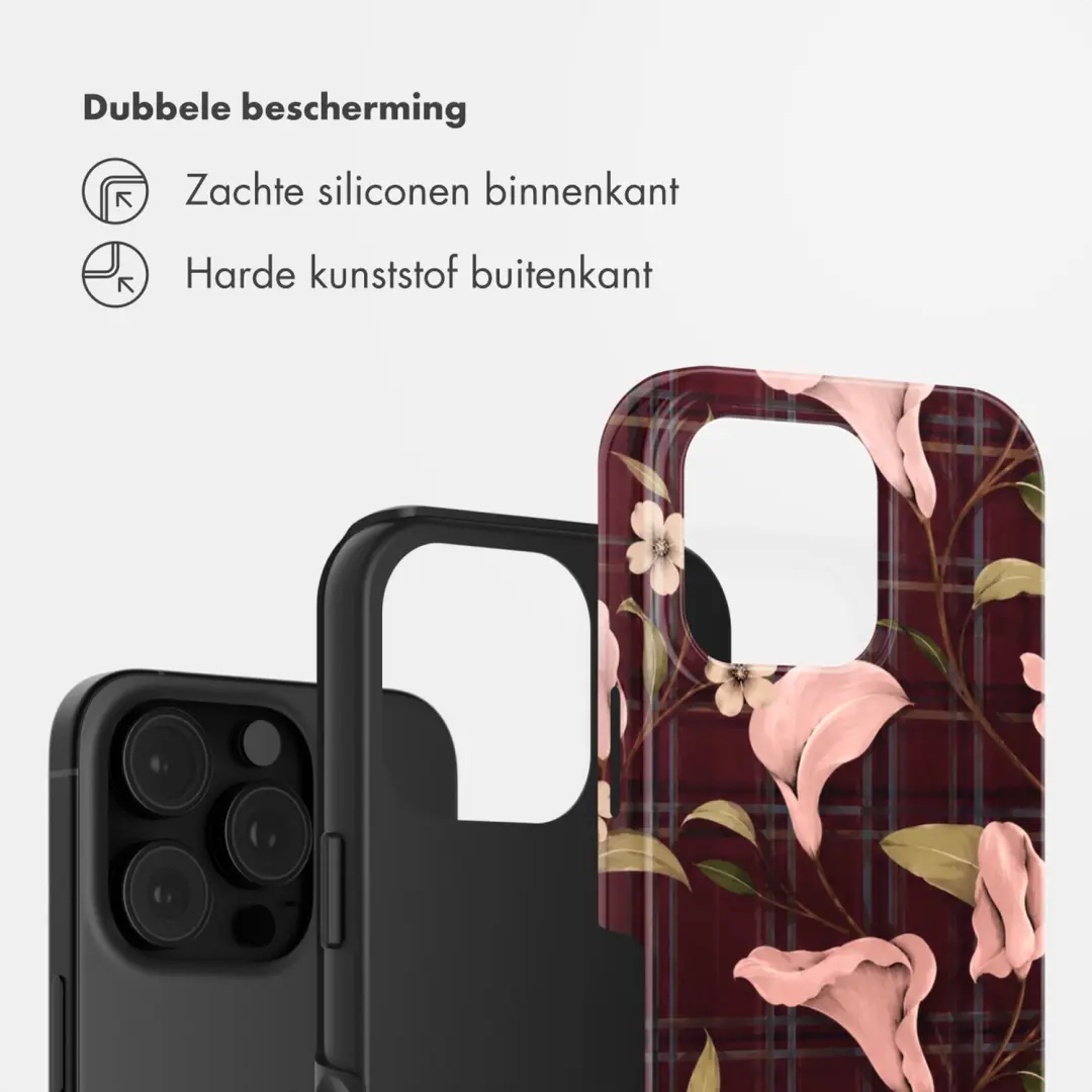 Selencia Vivid Backcover iPhone 16 Pro - Autumn Muse - afbeelding 2 van 6