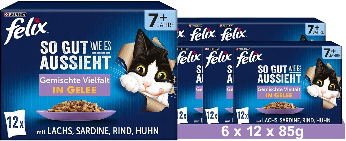 Felix Gemengde Variatie Senior Kattenvoer