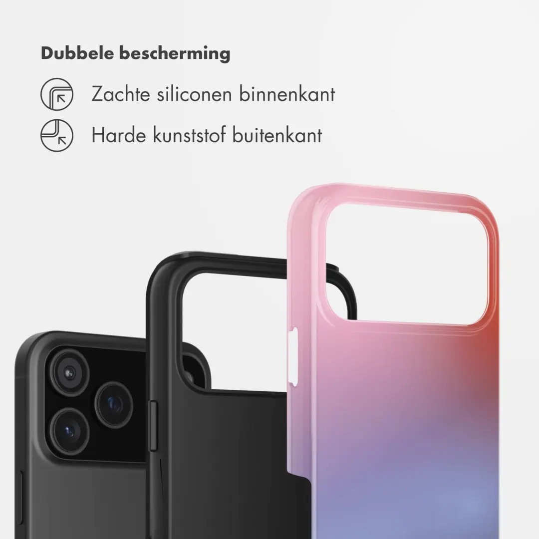 Selencia Vivid Hoesje iPhone 17 Pro - Gradient Soft Blush - afbeelding 3 van 6