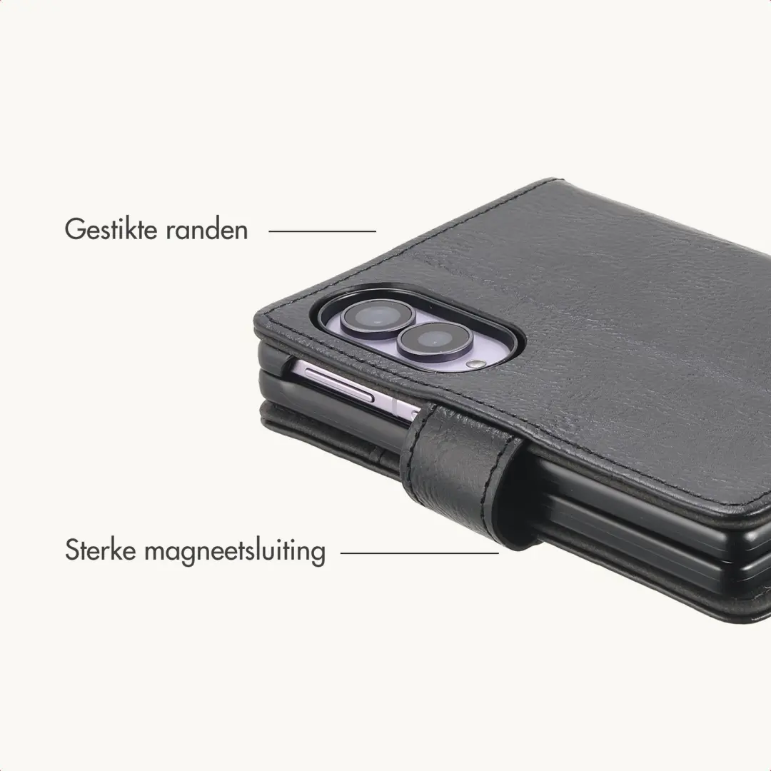imoshion Luxe Bookcase Samsung Galaxy Z Fold 8 Hoesje - Zwart - afbeelding 5 van 6