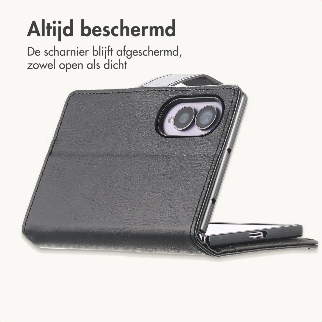 imoshion Luxe Bookcase Samsung Galaxy Z Fold 8 Hoesje - Zwart - afbeelding 4 van 6