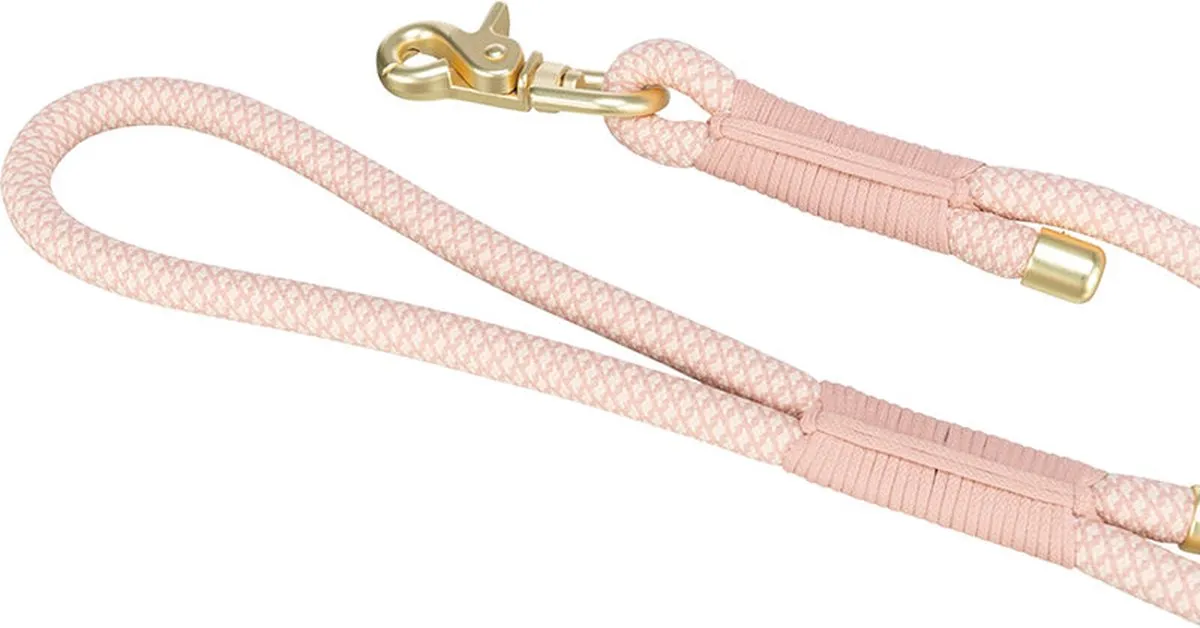 Trixie Soft Rope Hondenriem - Roze - afbeelding 2 van 4