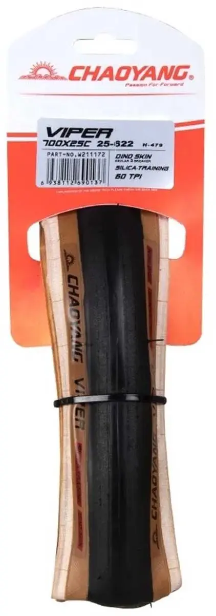 Chaoyang Viper 700C x 28 Racefietsband - Zwart - afbeelding 3 van 4