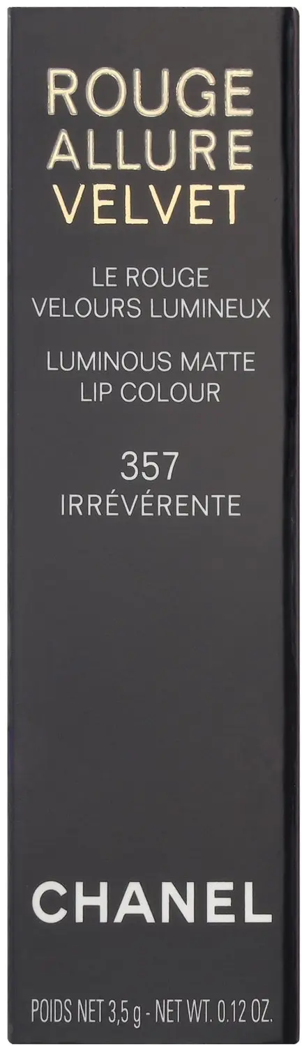 Chanel Rouge Allure Velvet Luminous Lippenstift 357 - afbeelding 6 van 6