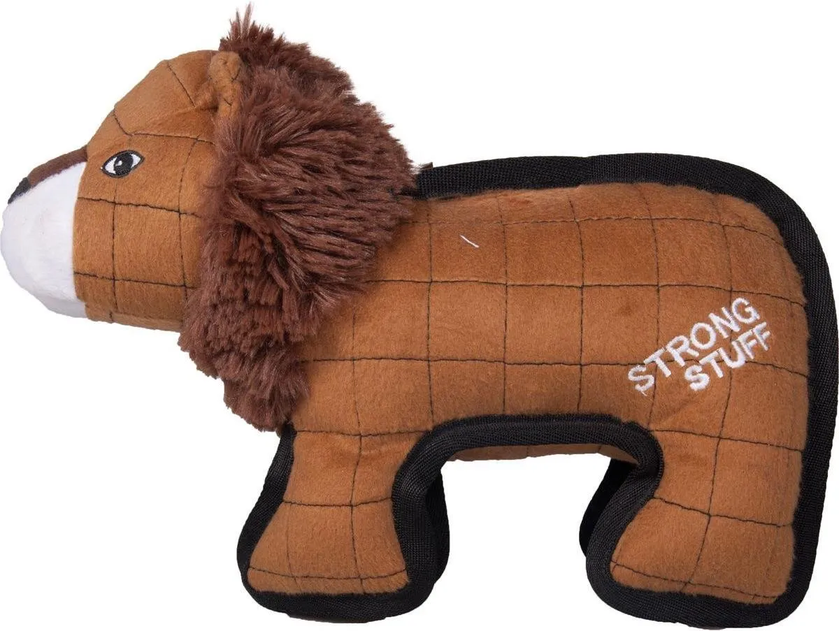 Flamingo Strong Stuff Leeuw Hondenspeelgoed 30cm - Bruin
