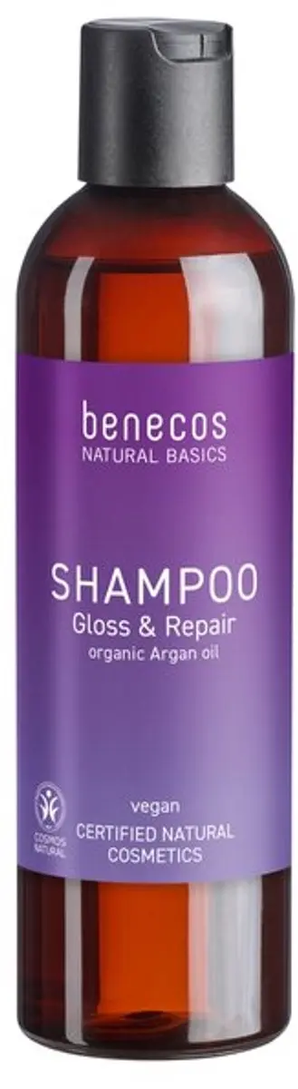 Benecos Natural Basics Shampoo Argan Oil 250ml - afbeelding 2 van 5