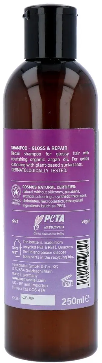 Benecos Natural Basics Shampoo Argan Oil 250ml - afbeelding 4 van 5