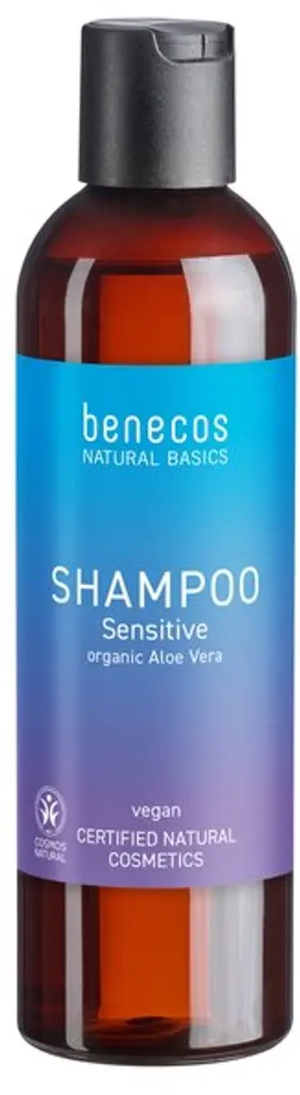 Benecos Natural Basics Shampoo Sensitive Aloe Vera 250ml - afbeelding 4 van 5