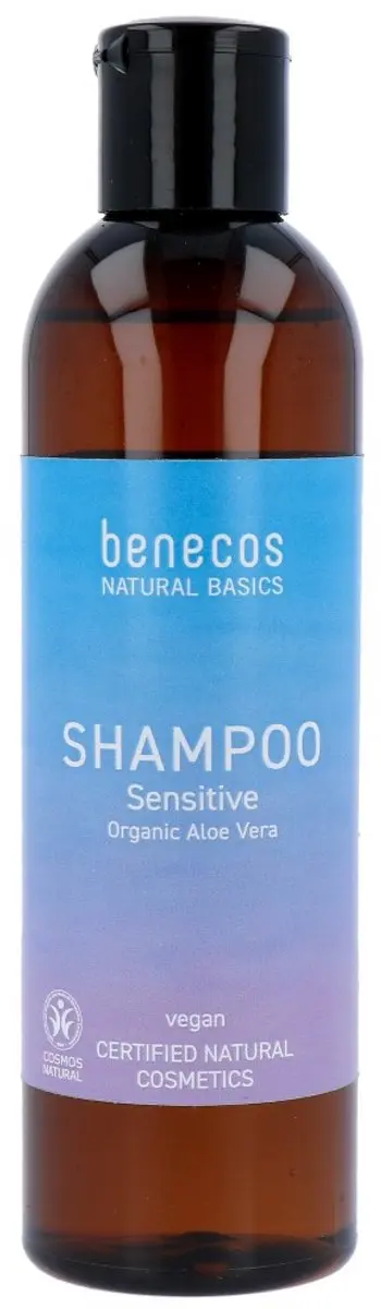 Benecos Natural Basics Shampoo Sensitive Aloe Vera 250ml - afbeelding 5 van 5