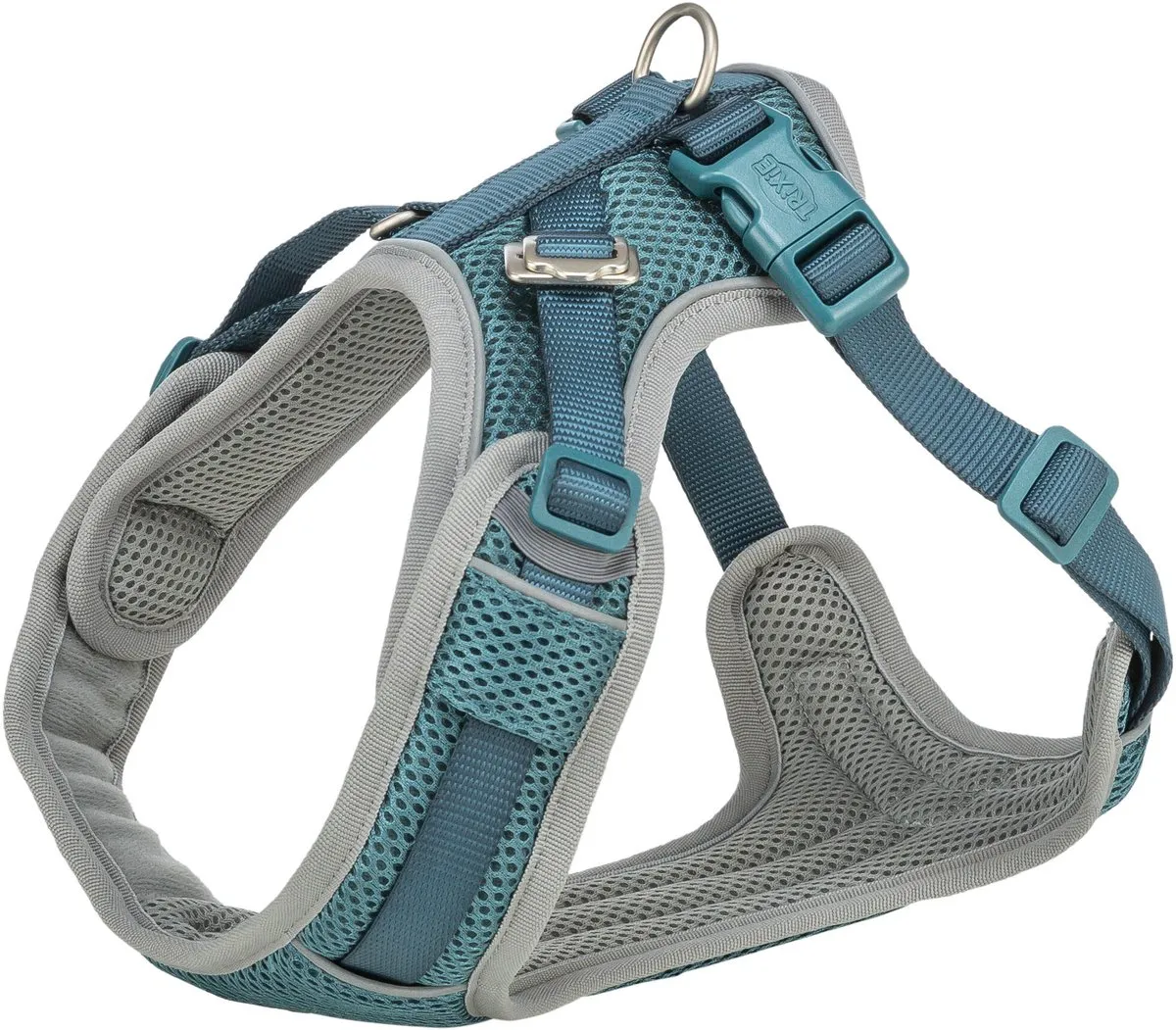 Trixie Premium Flexmesh Hondentuig Petrol XS-S