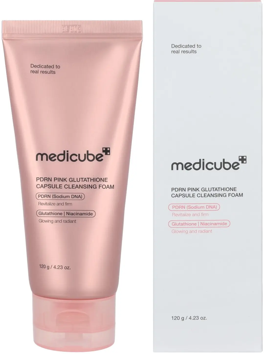 Medicube PDRN Pink Glutathione Capsule Cleansing Foam - 120g - afbeelding 3 van 4