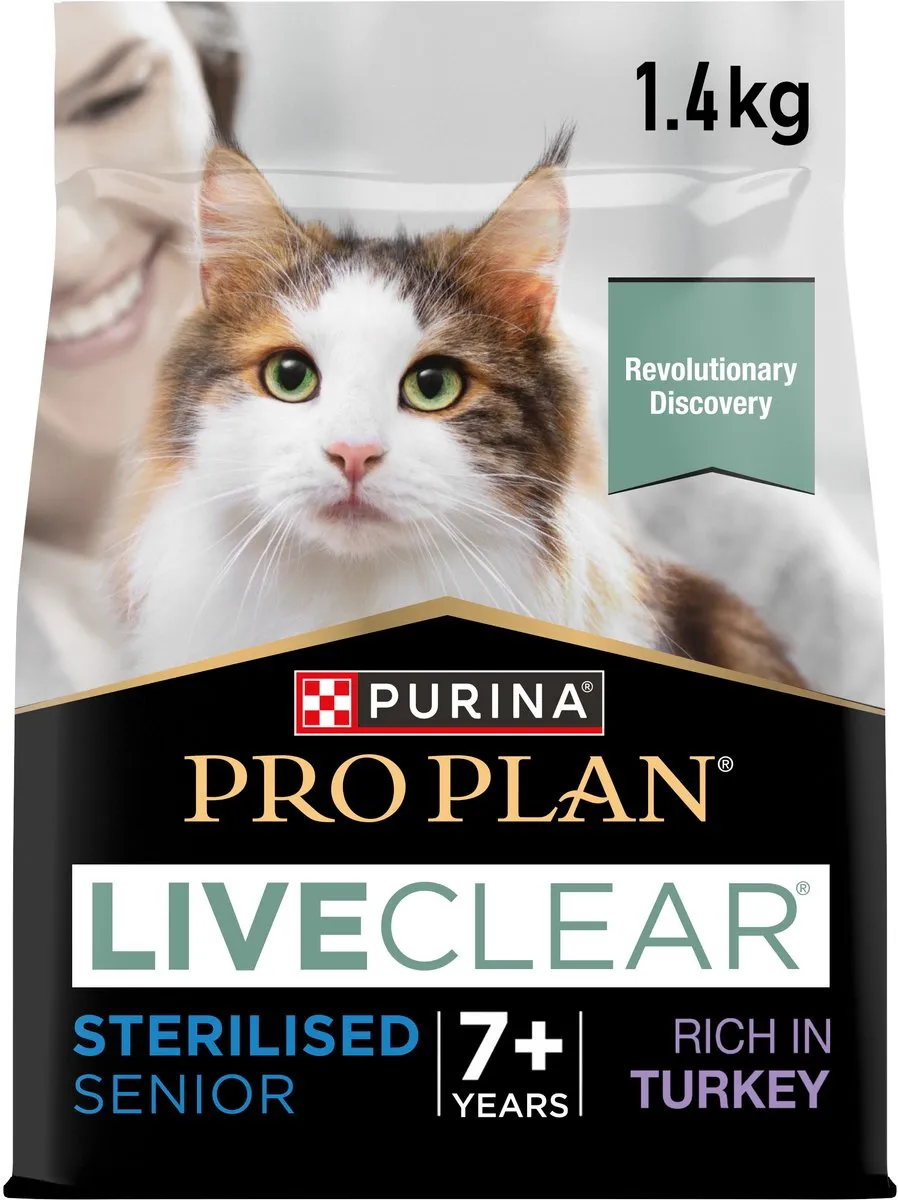 Pro Plan Kitten LiveClear Droogvoer Kalkoen 1,4kg