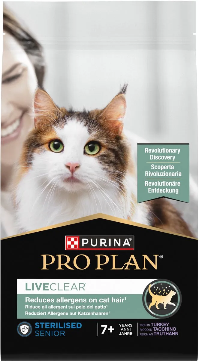 Pro Plan Kitten LiveClear Droogvoer Kalkoen 1,4kg - afbeelding 6 van 6