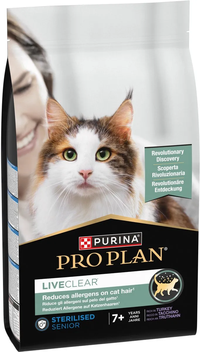 Pro Plan Kitten LiveClear Droogvoer Kalkoen 1,4kg