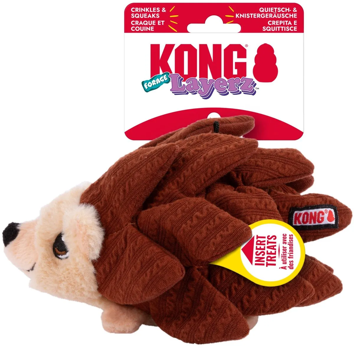 KONG Layerz Forage Hedgehog