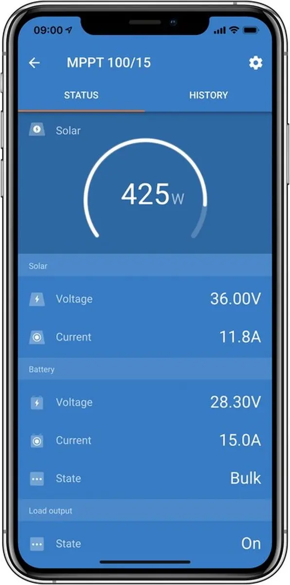 Victron SmartSolar MPPT 150/70-MC4 laadregelaar - 150V - 70A - VE.Can - afbeelding 4 van 6